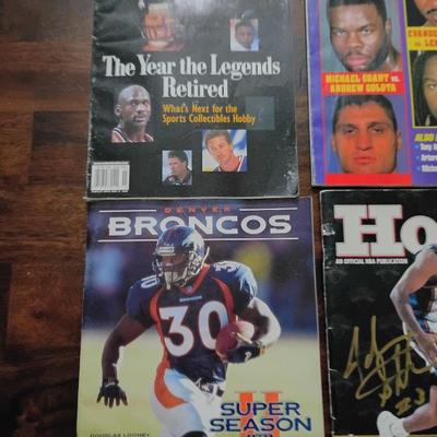 Boxing football hockey magazines