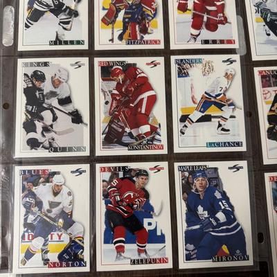 Autographed Avalanche picture with hockey cards