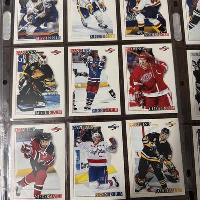 Autographed Avalanche picture with hockey cards