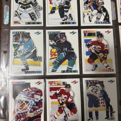 Autographed Avalanche picture with hockey cards