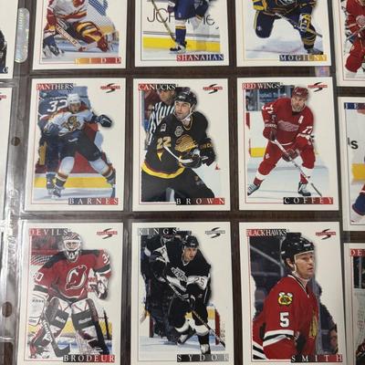 Autographed Avalanche picture with hockey cards