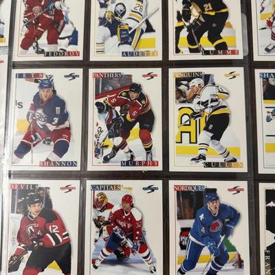 Autographed Avalanche picture with hockey cards