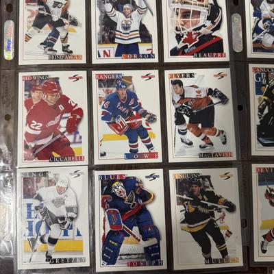 Autographed Avalanche picture with hockey cards