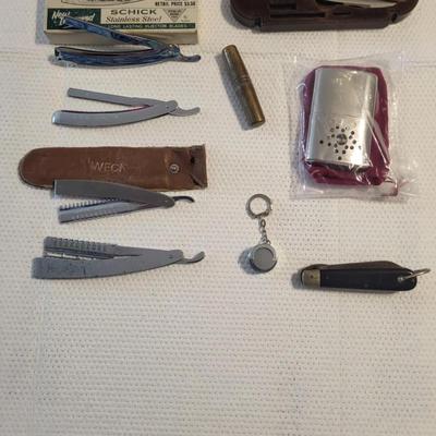 Vintage razors and miscellaneous finds