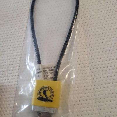 Knife, bike lock ,dnky billfold