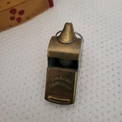 Small trinket boxes, harmonica.,Stamp holder,advertising mirror, whistle