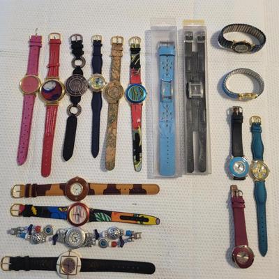 17 Never worn Vintage watches. Need batteries. V8