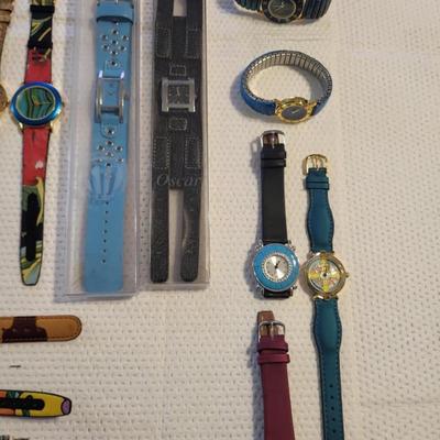 17 Never worn Vintage watches. Need batteries. V8