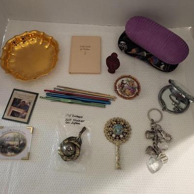 Feminine Variety, small handheld mirror needs bead repair.