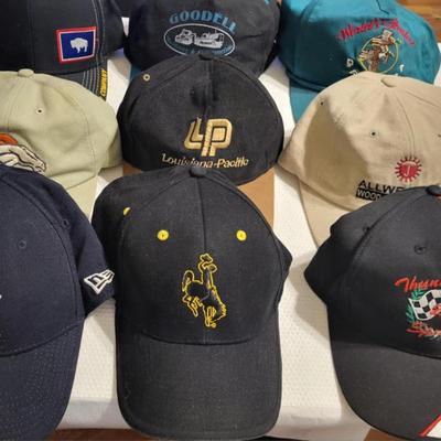 9 baseball caps