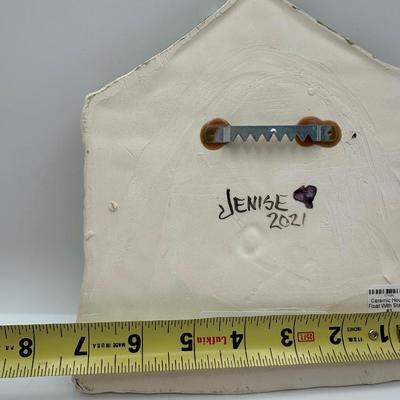 Ceramic House Float “Throw Me Somethin” by Jenise