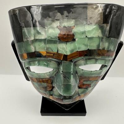 Mexican Mosaic Stone Mask