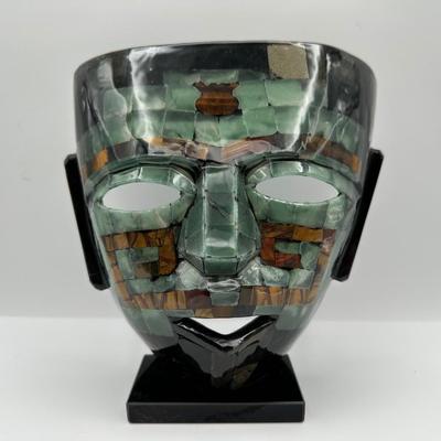 Mexican Mosaic Stone Mask