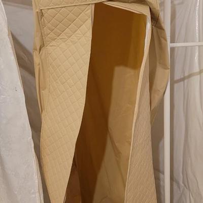 CLOTHES RACK PLUS GARMENT BAGS
