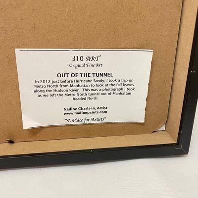 “Out of the Tunnel” by Nadine Charlesen (BR-SS)