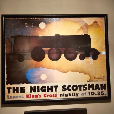 The Night Scotsman Train Print & 'Night Train' Album Cover (T1-JS)
