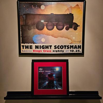 The Night Scotsman Train Print & 'Night Train' Album Cover (T1-JS)