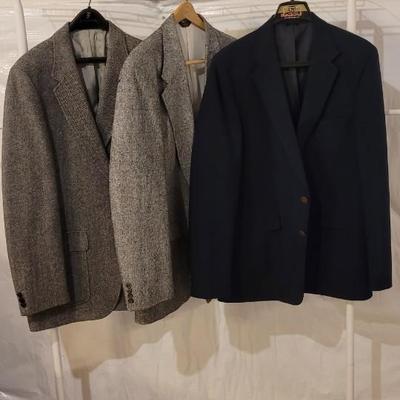 3 MENS SUIT COATS