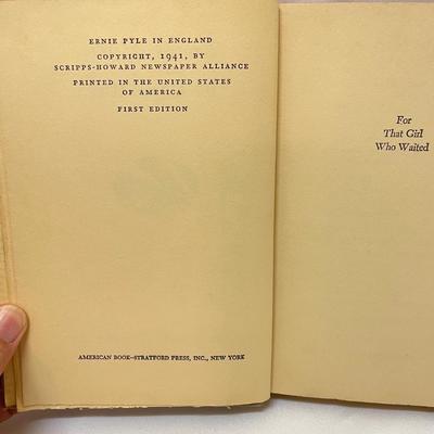 First Edition Ernie Pyle in England and More Classics (BR-SS)