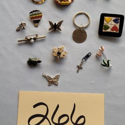 PINS, CHARMS, PADLOCKS AND MORE