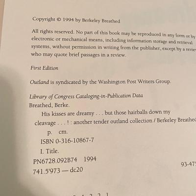 Berkeley Breathed 1st Editions, Signed Catwings + Snoopy & More (BR-SS)