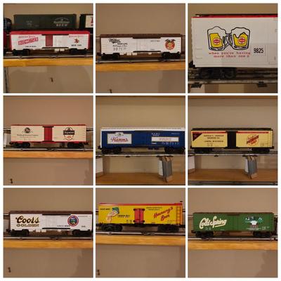 Beer Advertising Billboard Boxcars & Reefers (T1-JS)