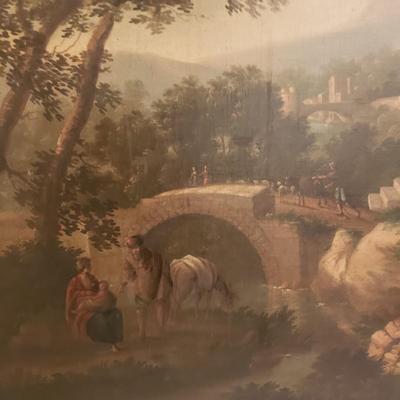 Large Antique Painting (B2-KD)