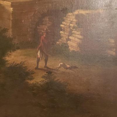 Large Antique Painting (B2-KD)