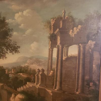 Large Antique Painting (B2-KD)
