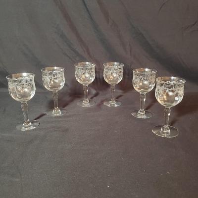37 Piece Etched Stemware (B2-KD)