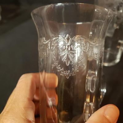 37 Piece Etched Stemware (B2-KD)