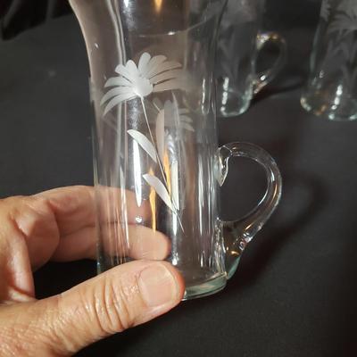 37 Piece Etched Stemware (B2-KD)