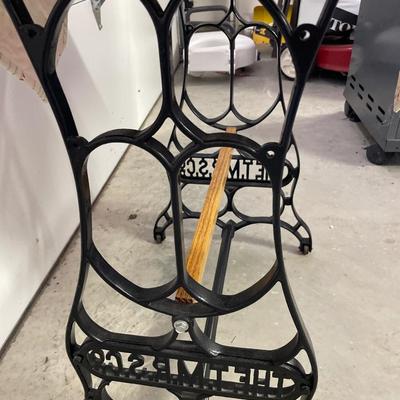 Sewing table with runner