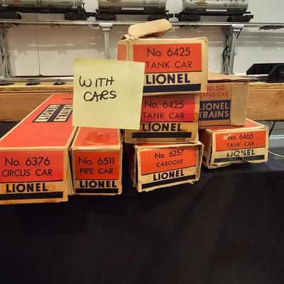 Vintage Lionel Cars & Boxes (T1-JS)