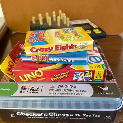 Games and small briefcase