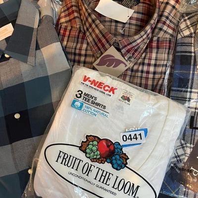 Men’s Shirts- Newin Pkg. Size Medium