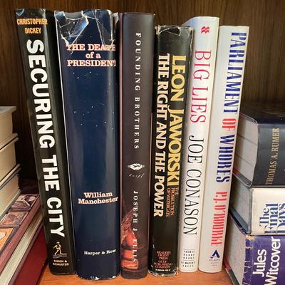 American History 1st Editions w/ Bios, Letters of Classic Authors, Presidents, Politics and Period-Piece Novels (BR-SS)