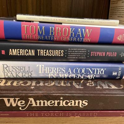 American History 1st Editions w/ Bios, Letters of Classic Authors, Presidents, Politics and Period-Piece Novels (BR-SS)