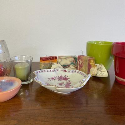 Soaps and candles