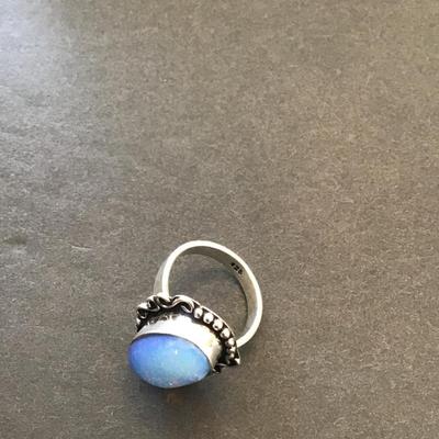 Beautiful silver 925 statement ring