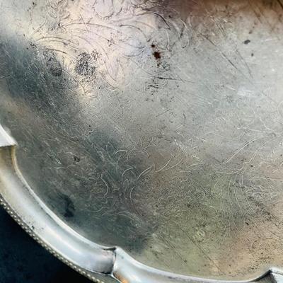 Vintage Silver-Plated Serving Trays (3)
