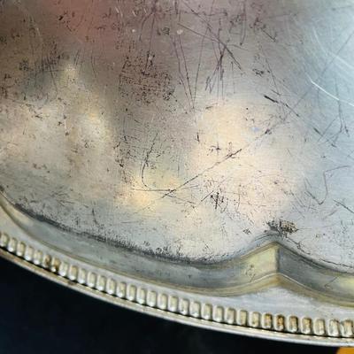 Vintage Silver-Plated Serving Trays (3)