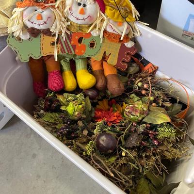 Halloween items in tote