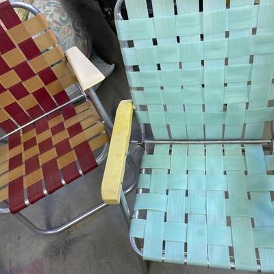 Folding chairs