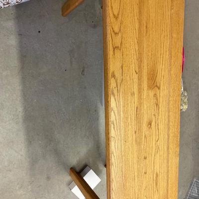Oak sofa table