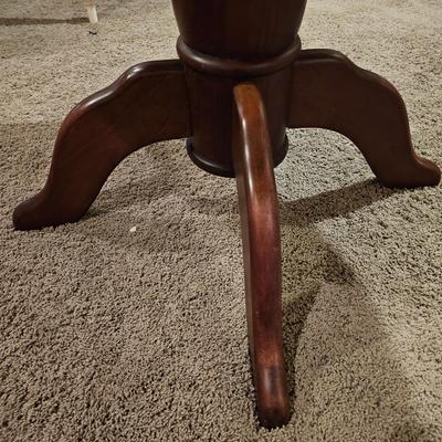 Round Black Stone Top Table + Four Chairs (T1-JS)