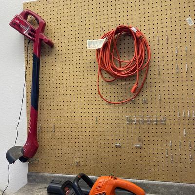 Trimmers and extension cord