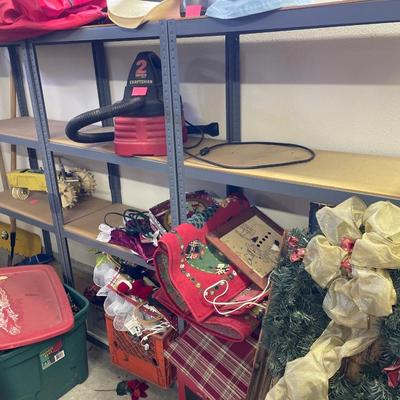 3 metal shelving units ONLY
