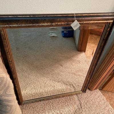 Scheels mirror and rug