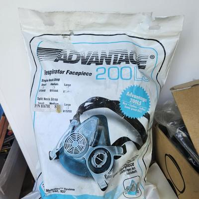 Lot of Respirator Facepiece Advantage 200ls, 3M 5100Q ,Aure MSA Mask